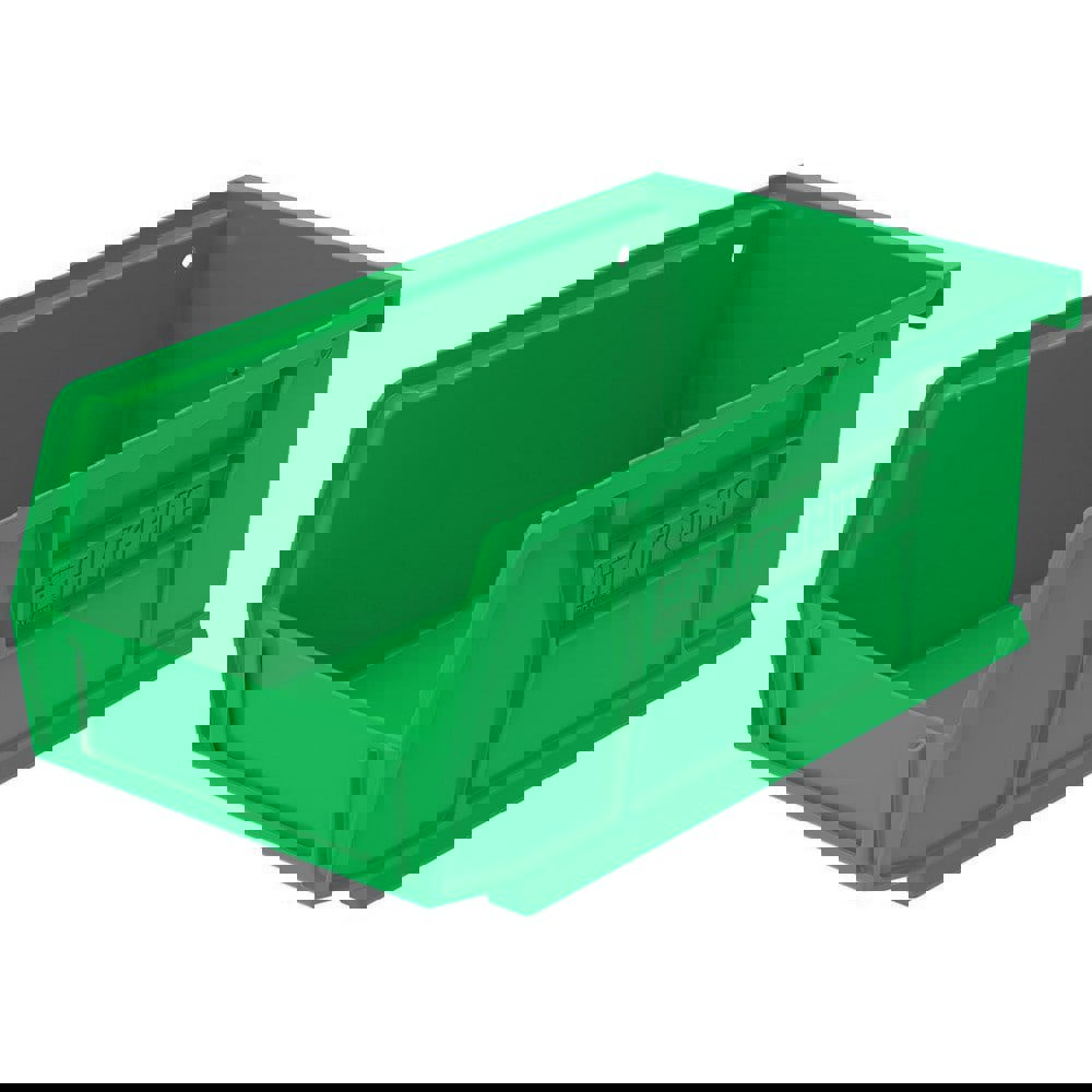 Plastic Hopper Stacking Bin: Green